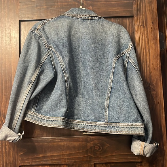 Sunday Best Cropped Jean Jacket - Picture 3 of 3